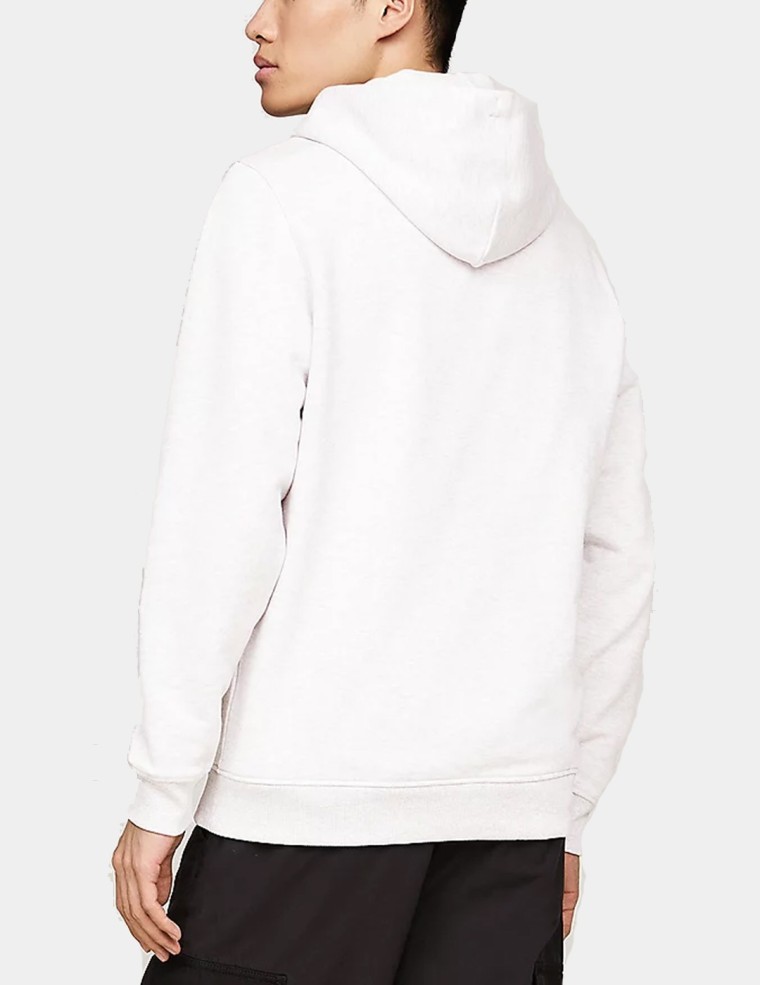 Sudadeira TOMMY JEANS badge hoodie ash grey